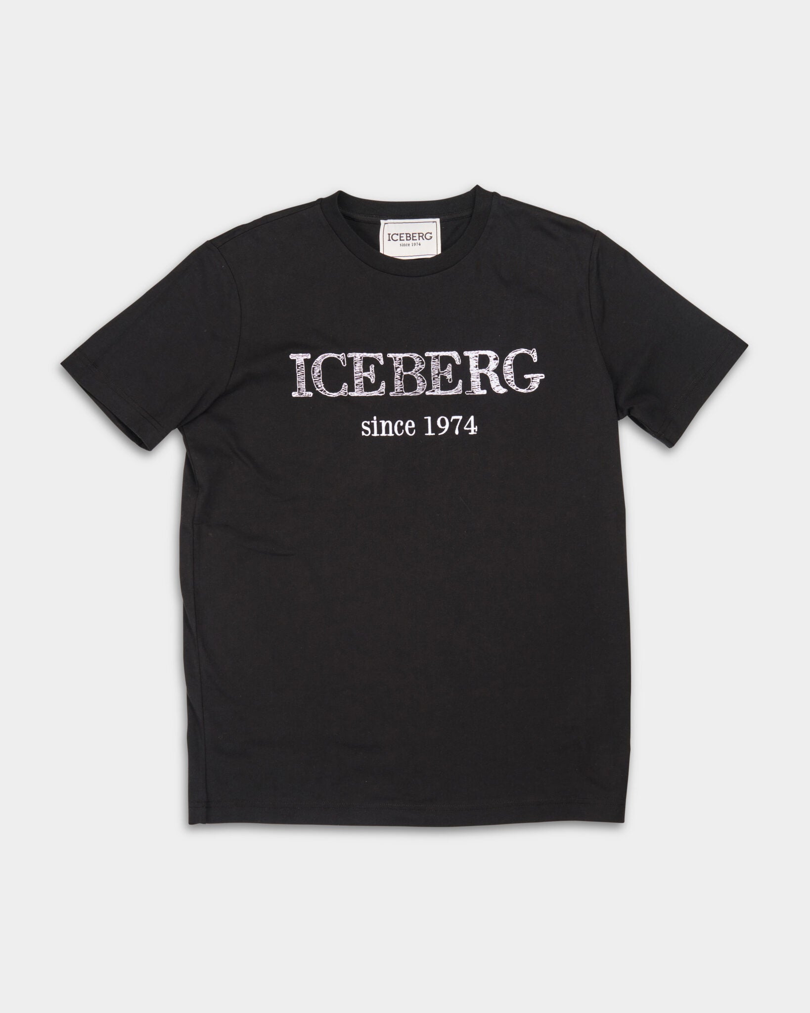 Iceberg Logo 5D T-Shirt (Black) 