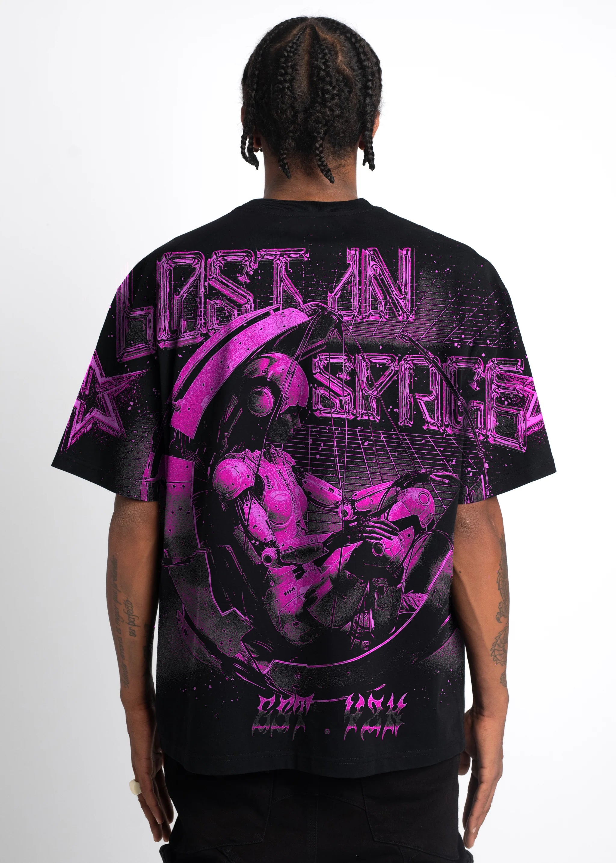 Cyber Pink Tee (Black) - 288CPT