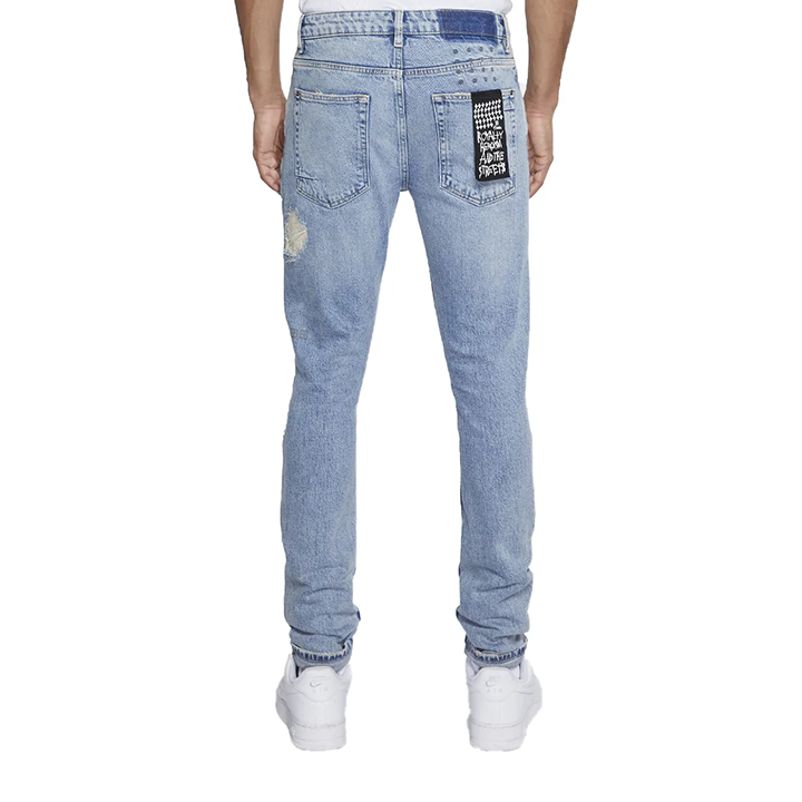 Van Winkle Heritage Repair Jeans (Blue) - KMFA23DJ033098