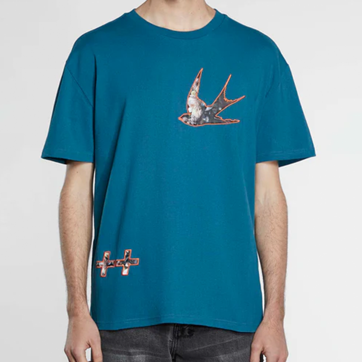 Ecology Biggie SS Tee Teal (Blue) - KMPF23TE011040