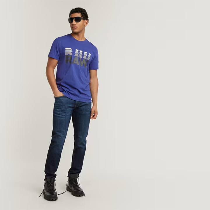 Raw R T-Shirt (Radar Blue) - GD254973361474