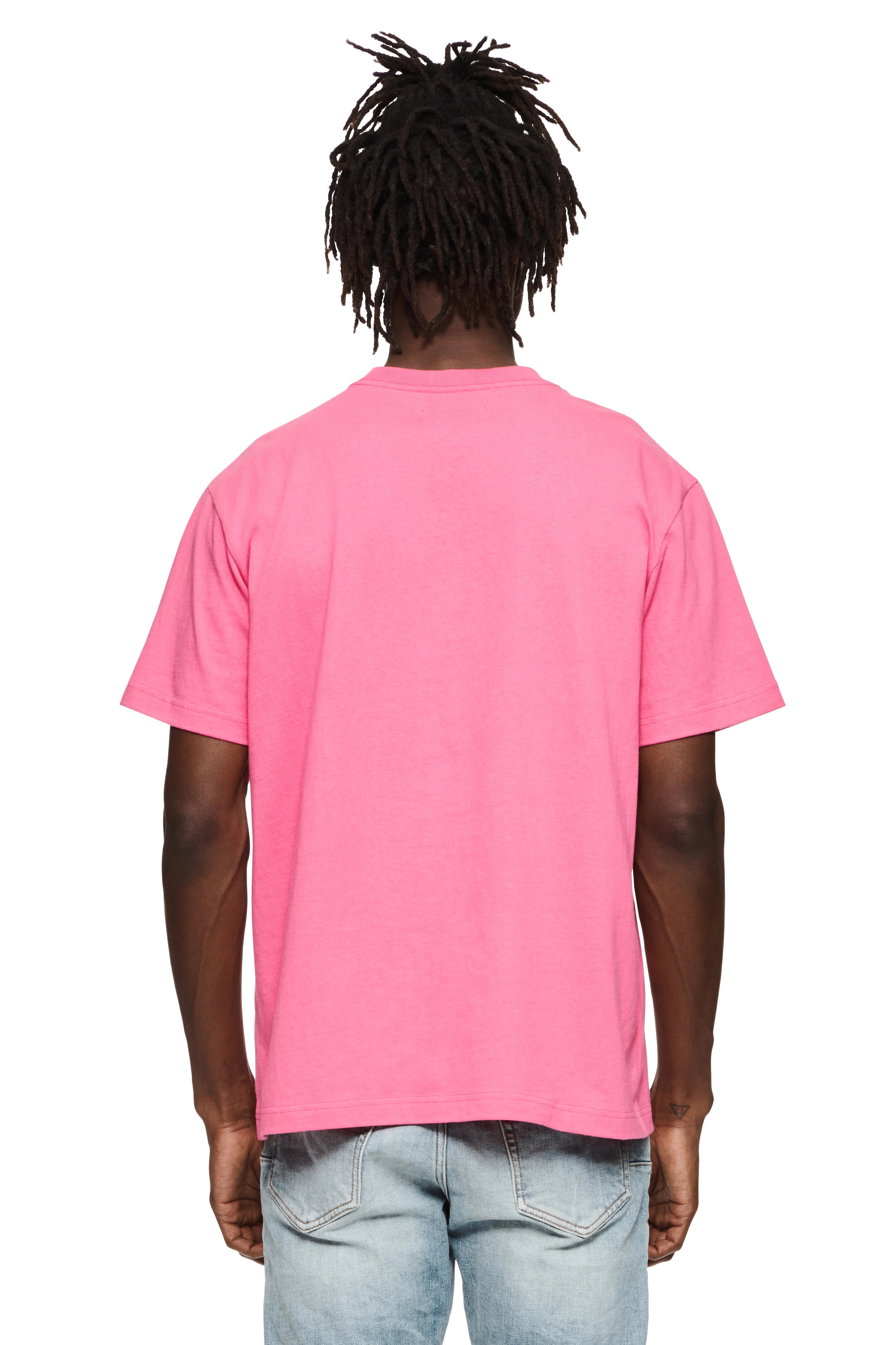 Heavy Jersey SS Tee Flock (Pink) - PP117HJNP323