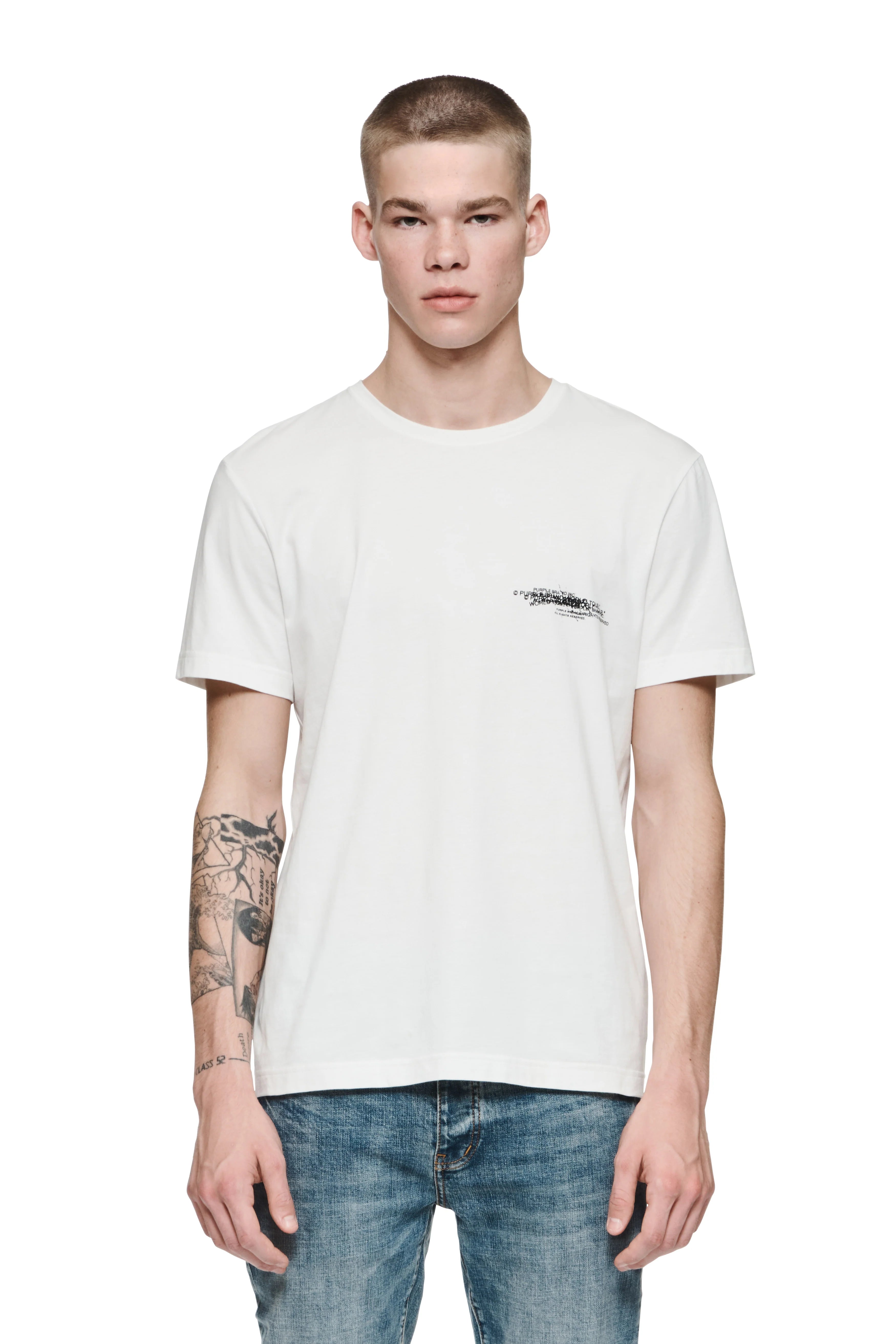 Clean Jersey SS Tee Circle (White) - PP109JBWW323