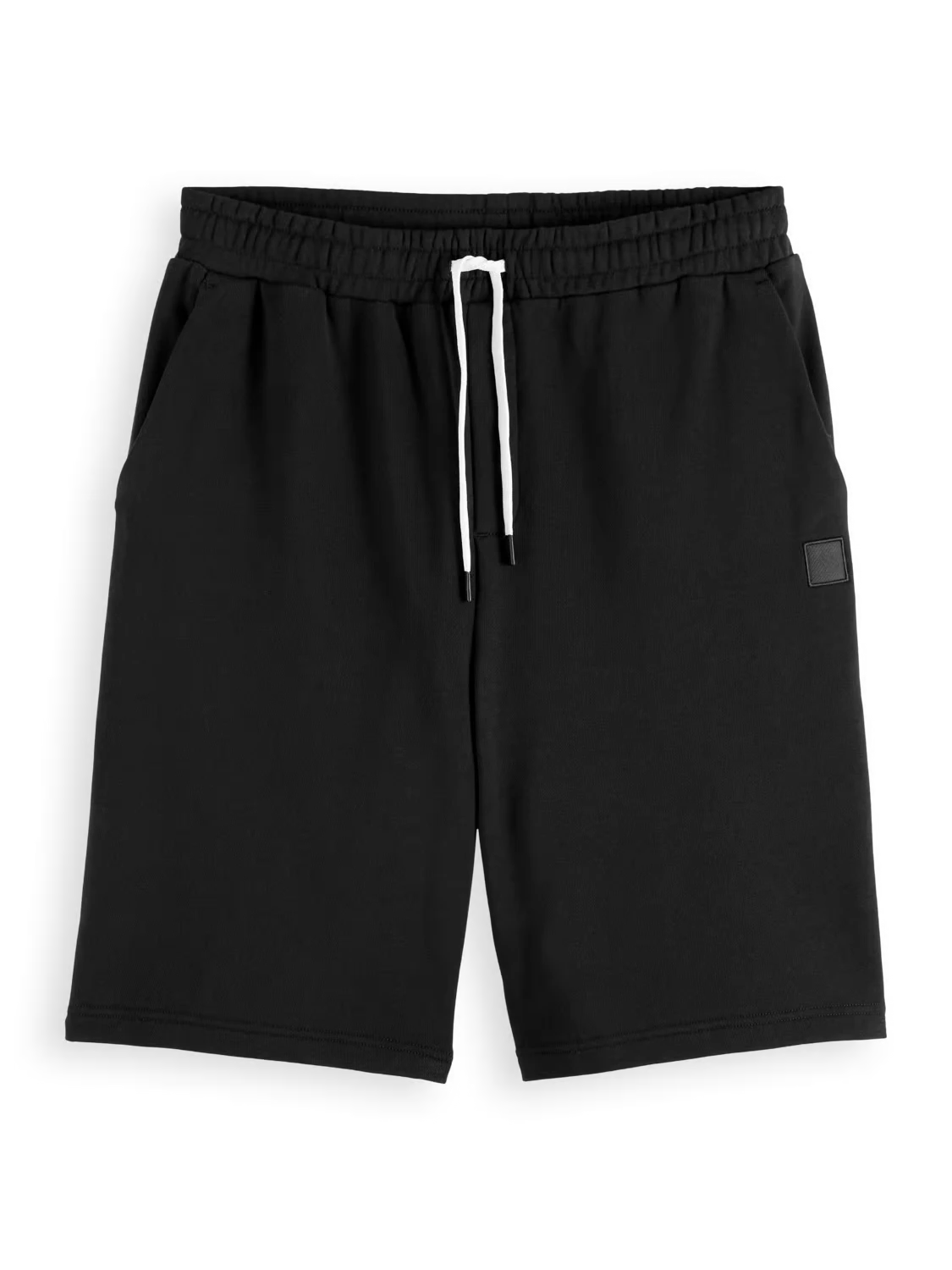 Badge Logo Refular Fit Sweatshorts (Black) 