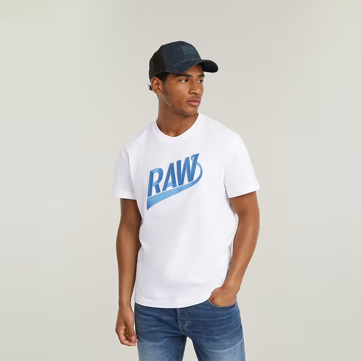 Embro Raw G R Tee (White) - GD25011336110