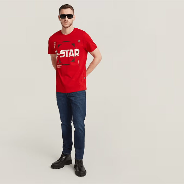 G-Star R T-Shirt (Acid Red) - GD25493336A911