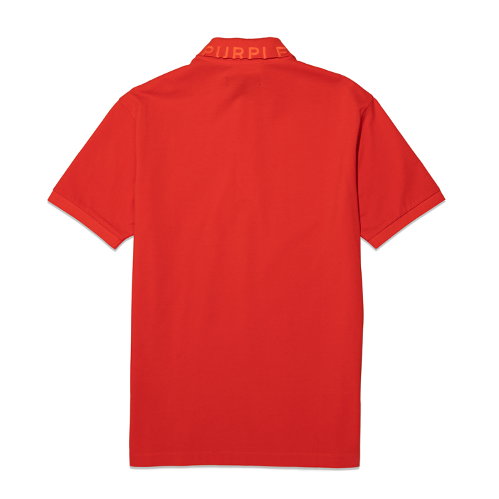 Pique Knit Polo (Red) - PP125MPRP423