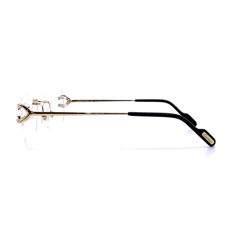 Gold Transparent Optical Glasses - CCT0416O001