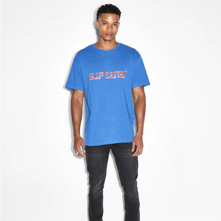 Ksubi Supernet Biggie Ss Tee (Blue) - KMSP23TE048040