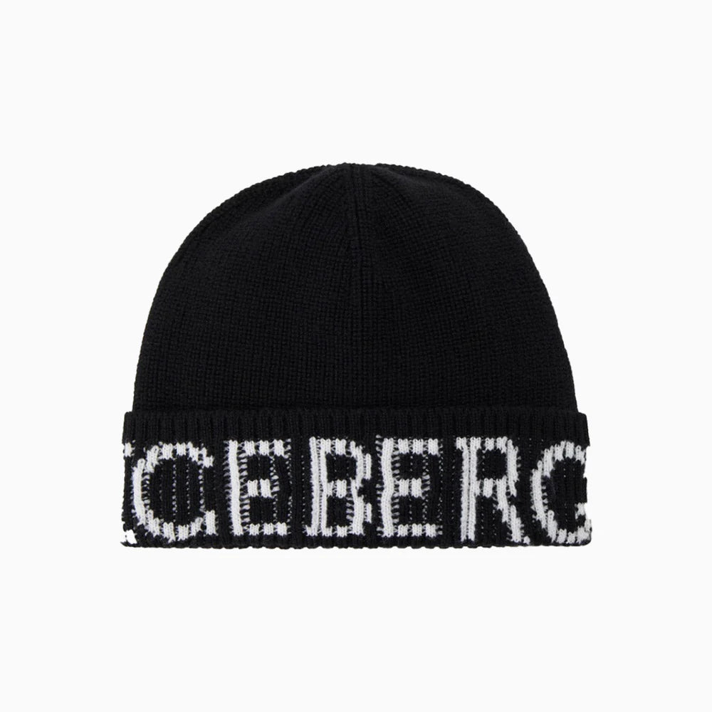 Iceberg Milano Logo Beanie (Black) 