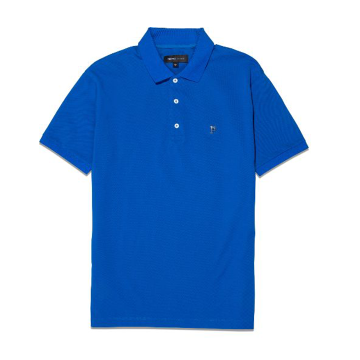 Pique Knit Polo (Blue) - PP125MPPB423