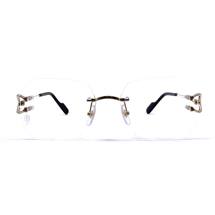 Gold Transparent Optical Glasses - CCT0416O001