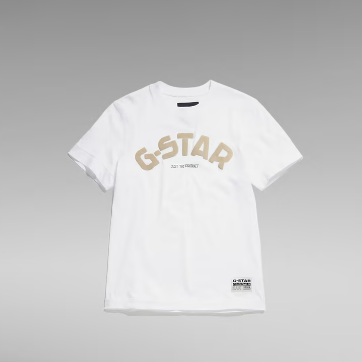 Puff Logo Slim T-Shirt (White) - GD22575C627110