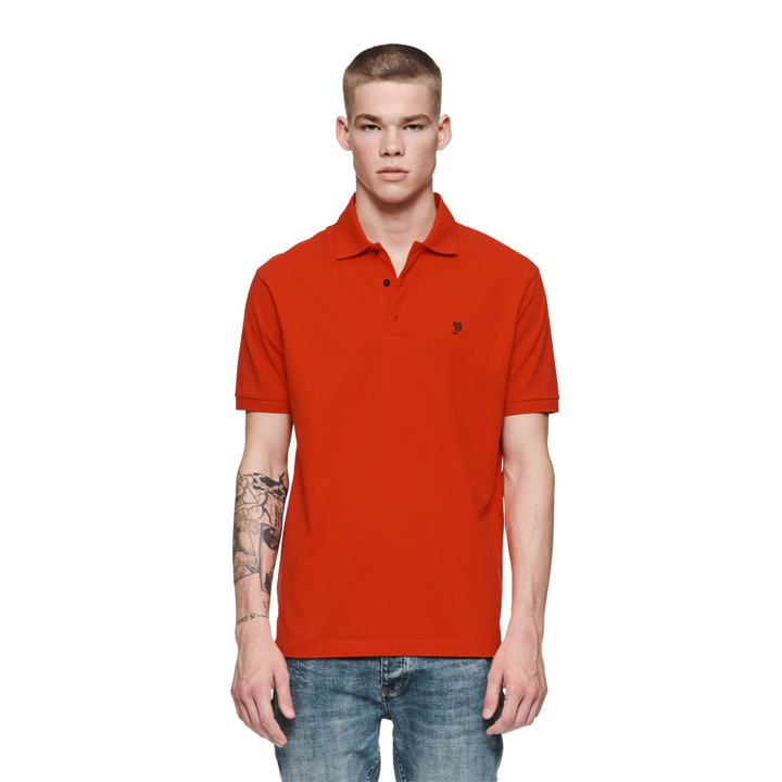 Pique Knit Polo (Red) - PP125MPRP423