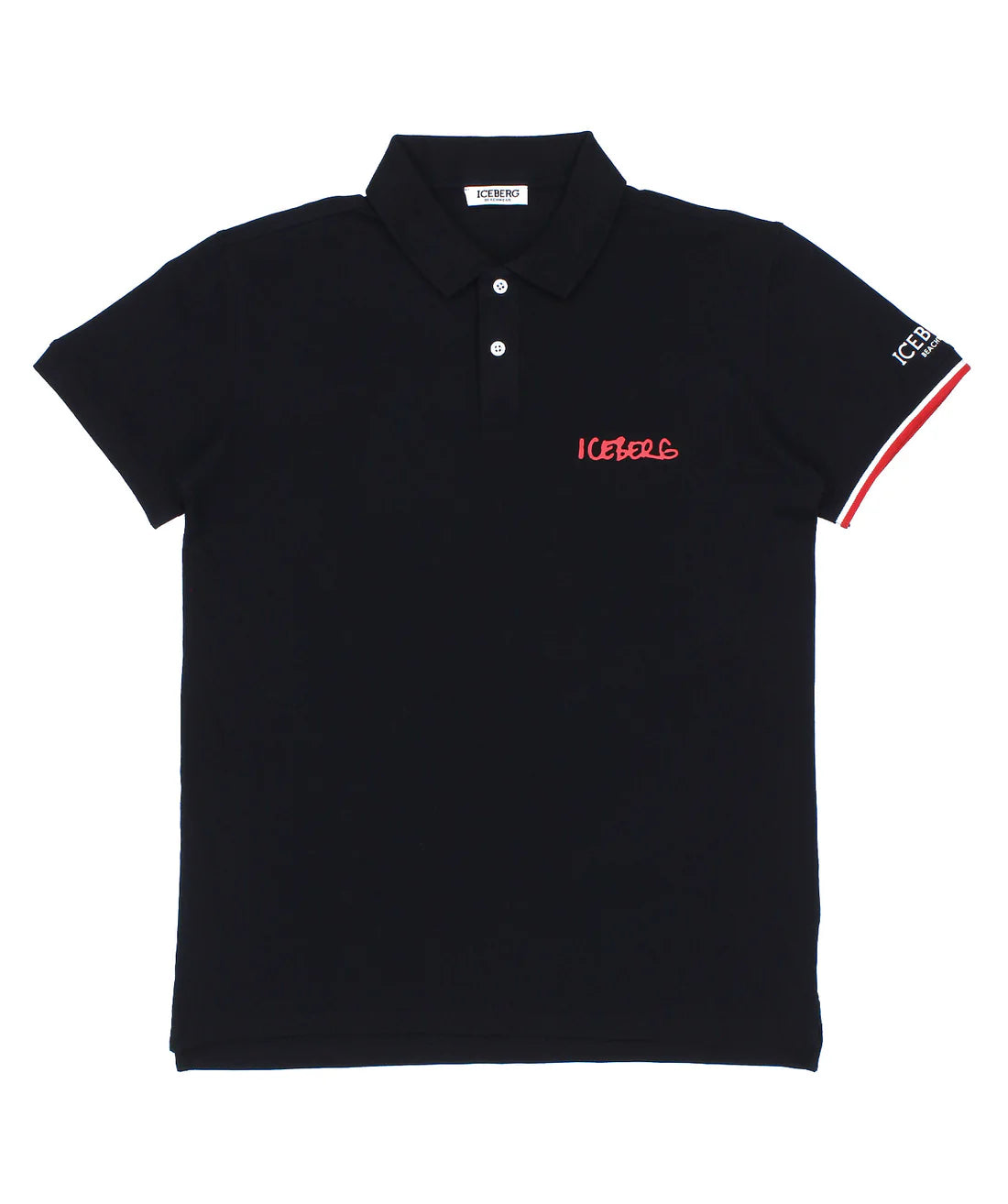 Iceberg Basic Logo Polo (Black)