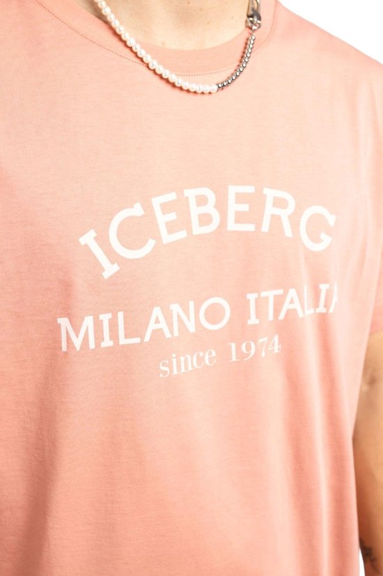 Iceberg Logo 5D T-Shirt (Pink)