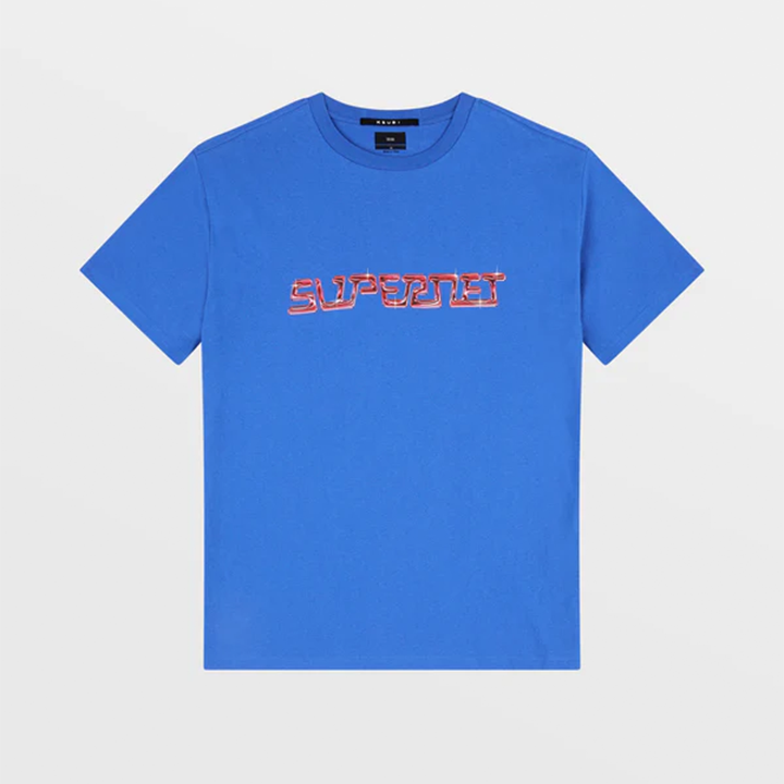 Ksubi Supernet Biggie Ss Tee (Blue) - KMSP23TE048040