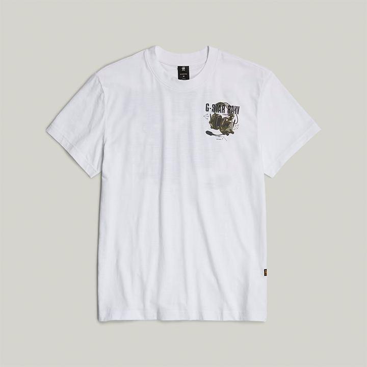 Headphones Back Gr R Tee (White) - GD24687C372110