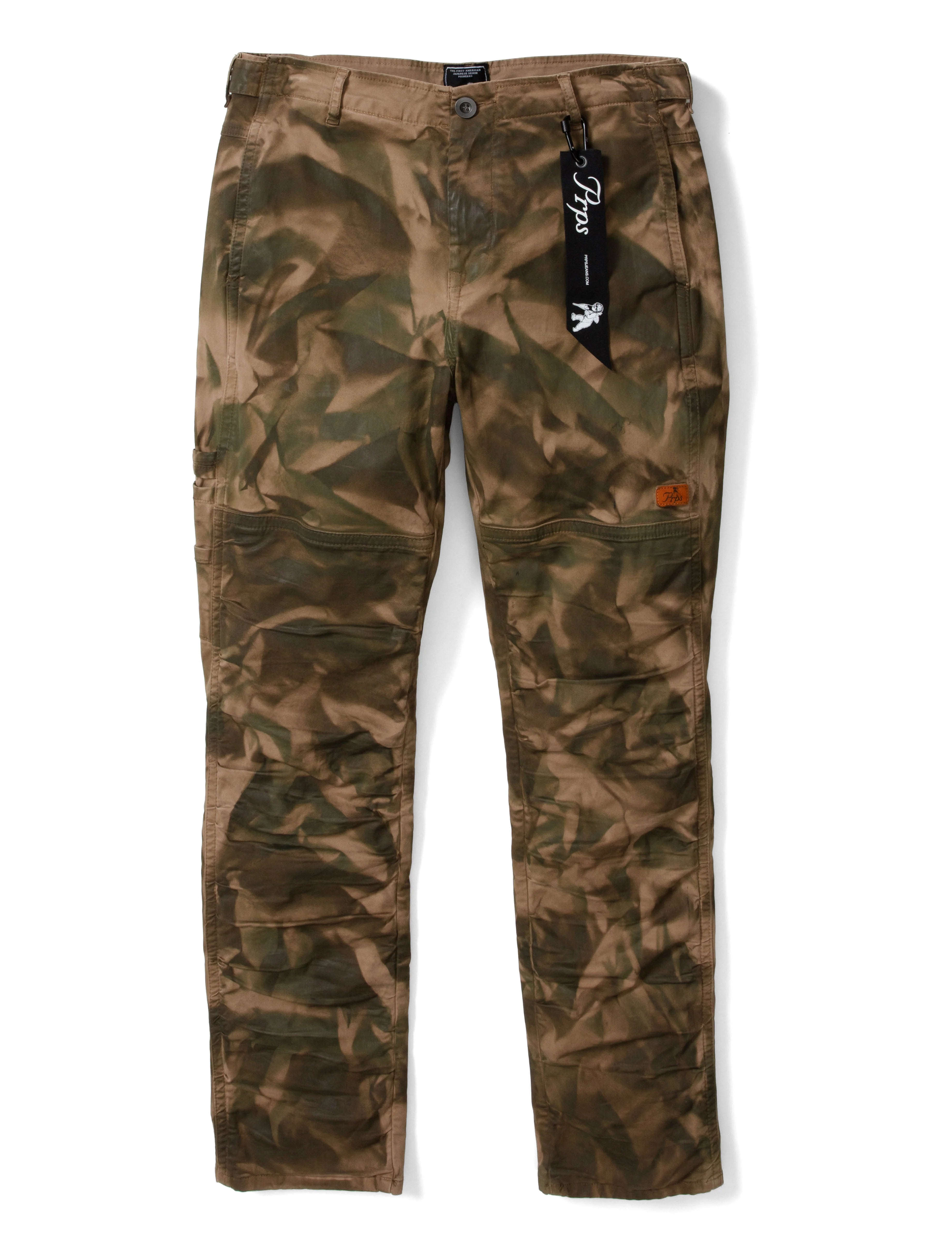 Prps Palo Duro Cargo Pants are a twill men's pant with camo mesh cargo pockets.