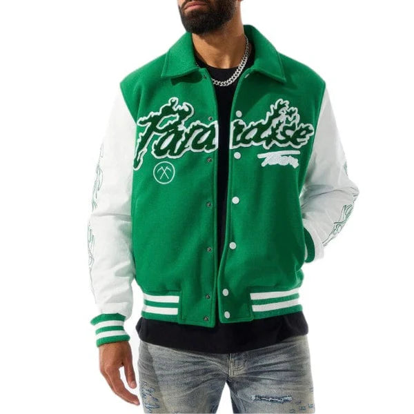 Jc Varsity Paradise Team Jacket (Green) - 91632GRN