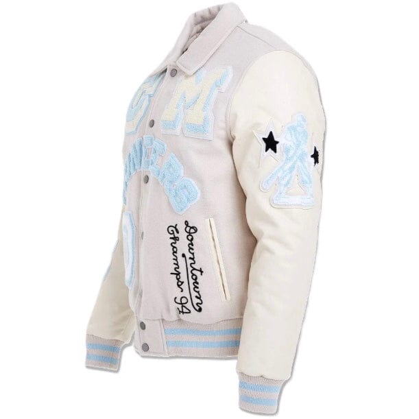 Legacy Edition Mens Varsity Jacket (Cream) - 91650CRM