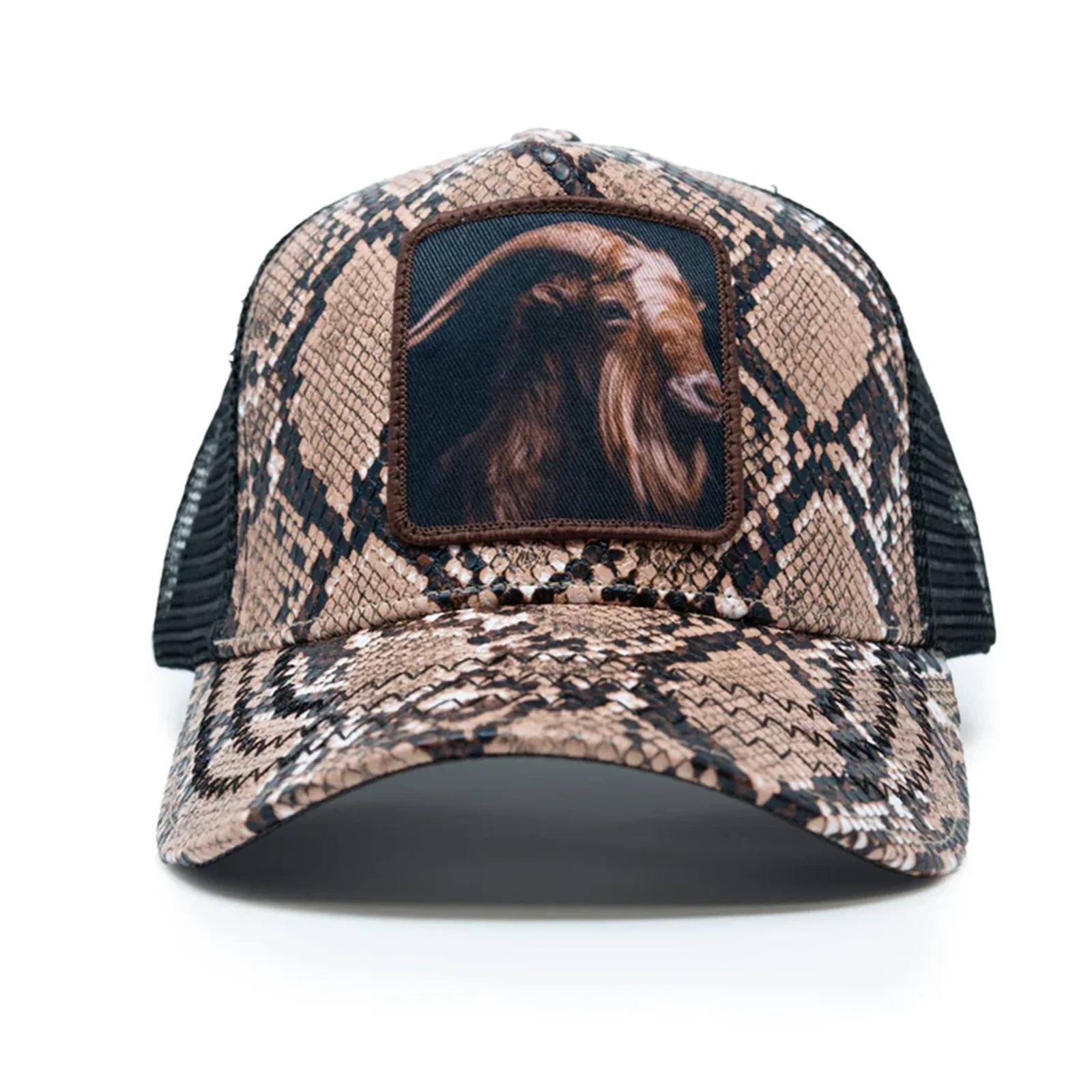 Goat Brown Trucker Hat (Brown)