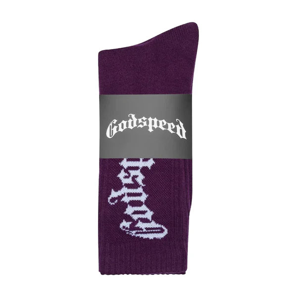 Godspeed Logo Socks (Purple)