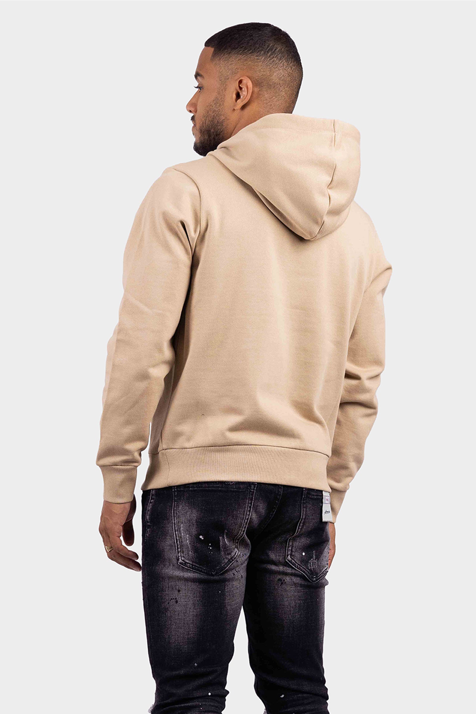 Embroidered Logo Hoody (Khaki) - I23E02063001472