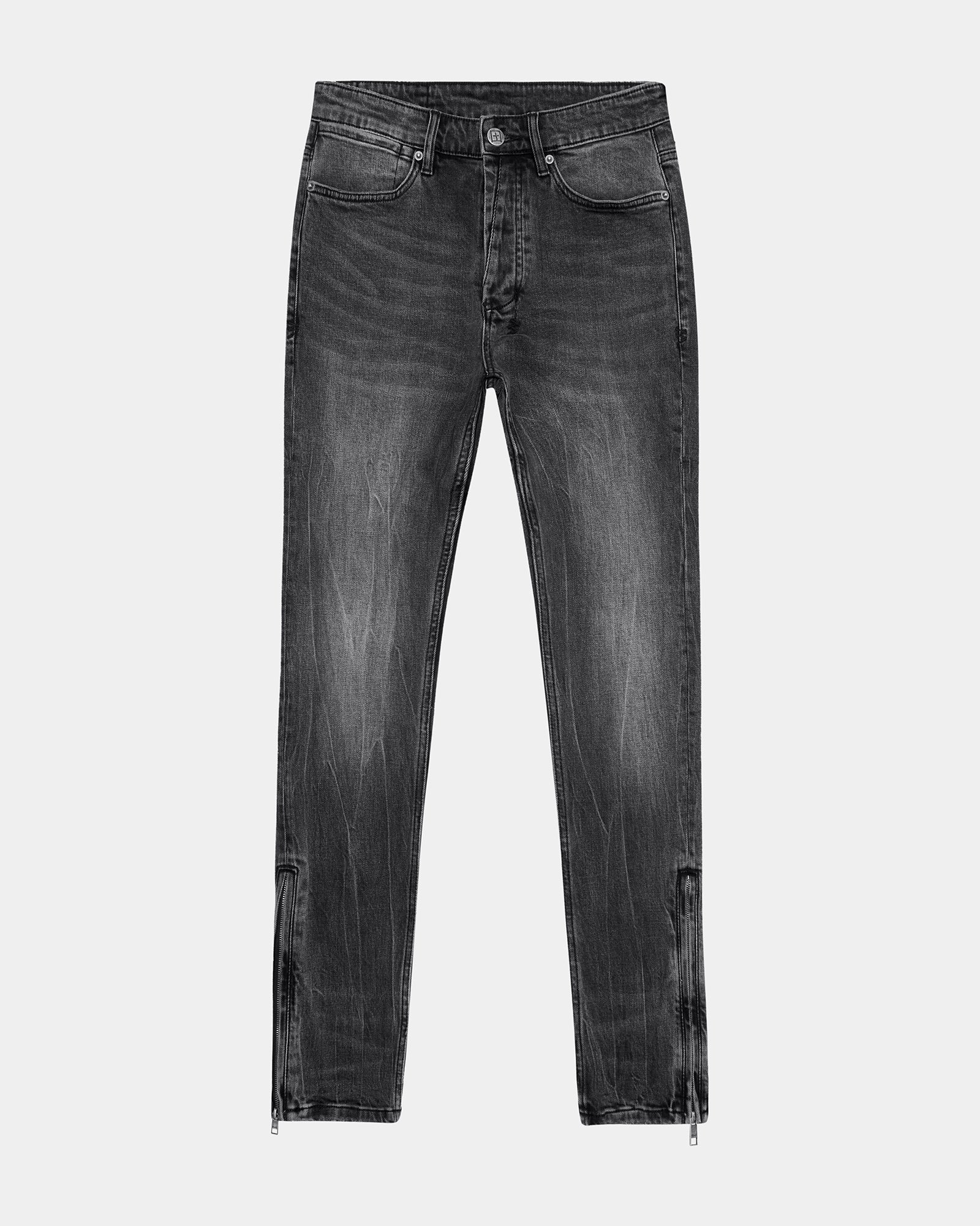 Van Winkle Zipped Jeans (Black)