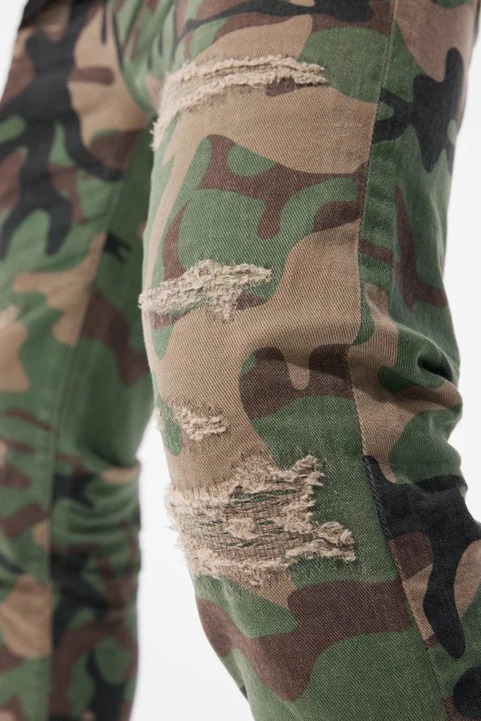 Jc Martin Stacked Jeans (Vintage Camo) - JTF990RCVC