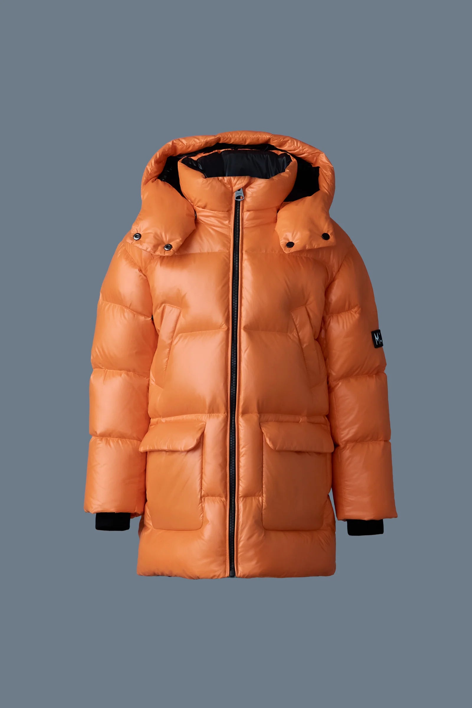 Kennie-Lus (Lustrous) Boys Hooded Down Jacket 