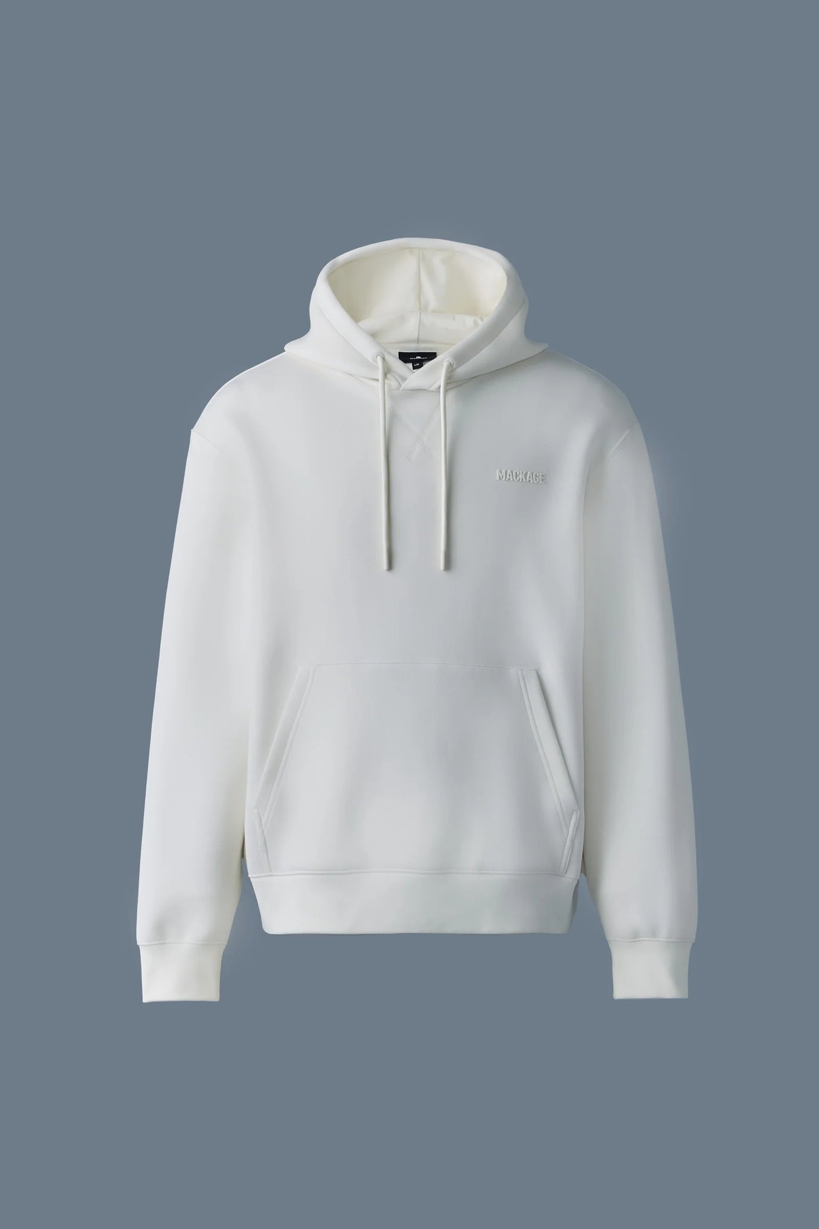 Krys-R Unisex Ready To Wear Double-face Jersey Hoodie (Cream)