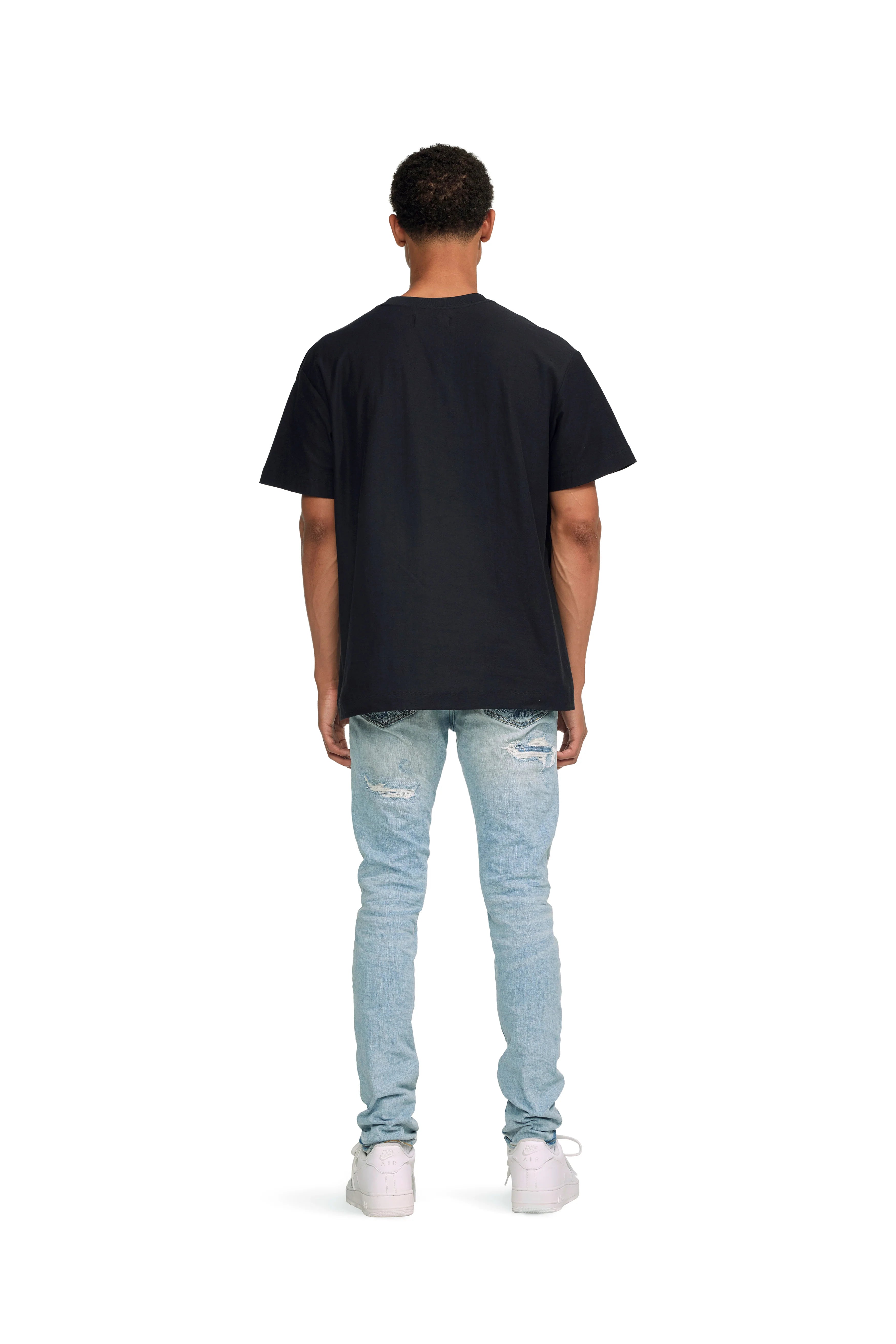 Texured Jersey SS Tee Playback (Black) - PP104TJPL323