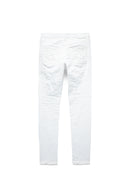 White Quilted Destroy Pocket Jean - PP001WQDP223