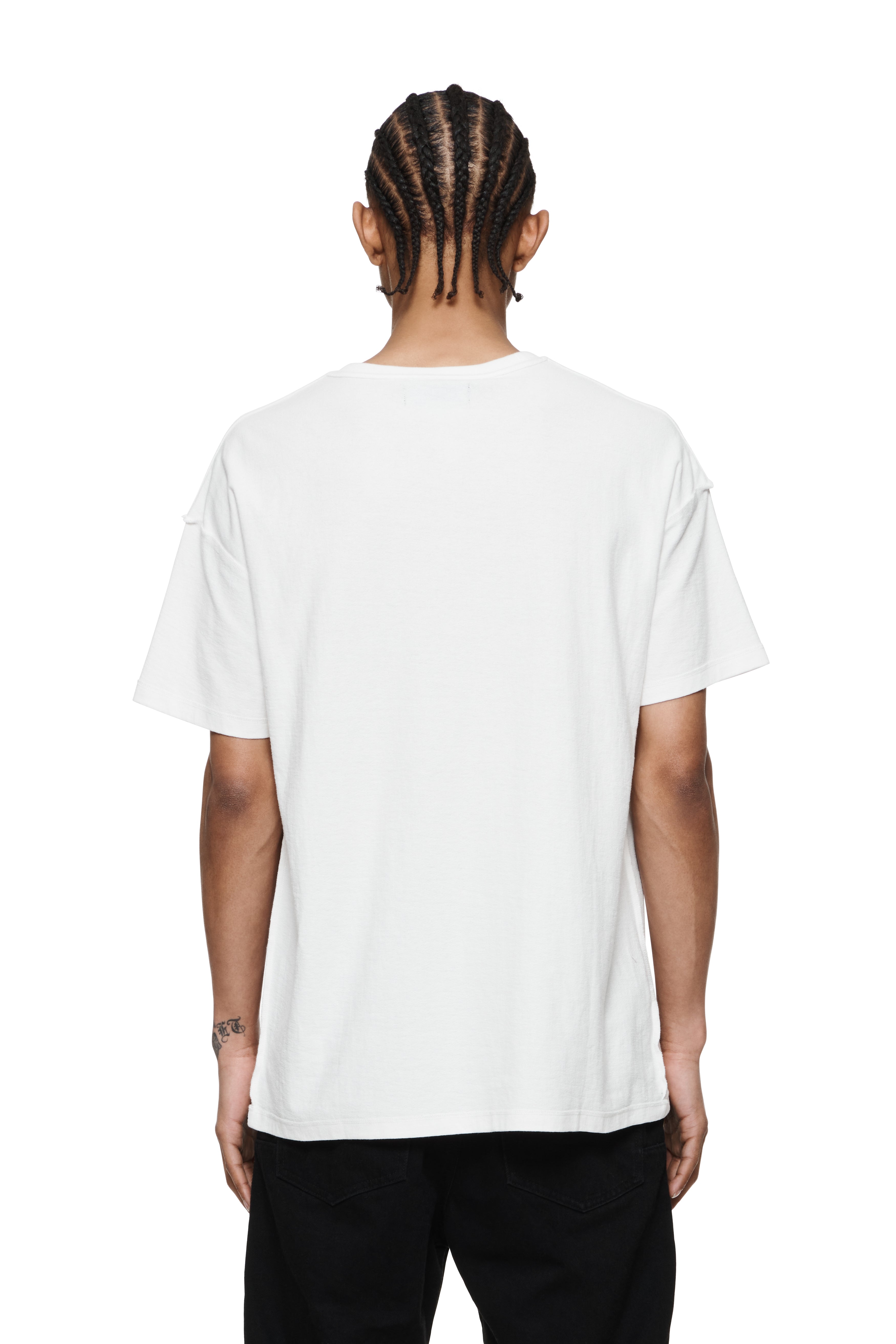 Coconut Milk Exit Inside Out Tee (White) - PP101JWBT423