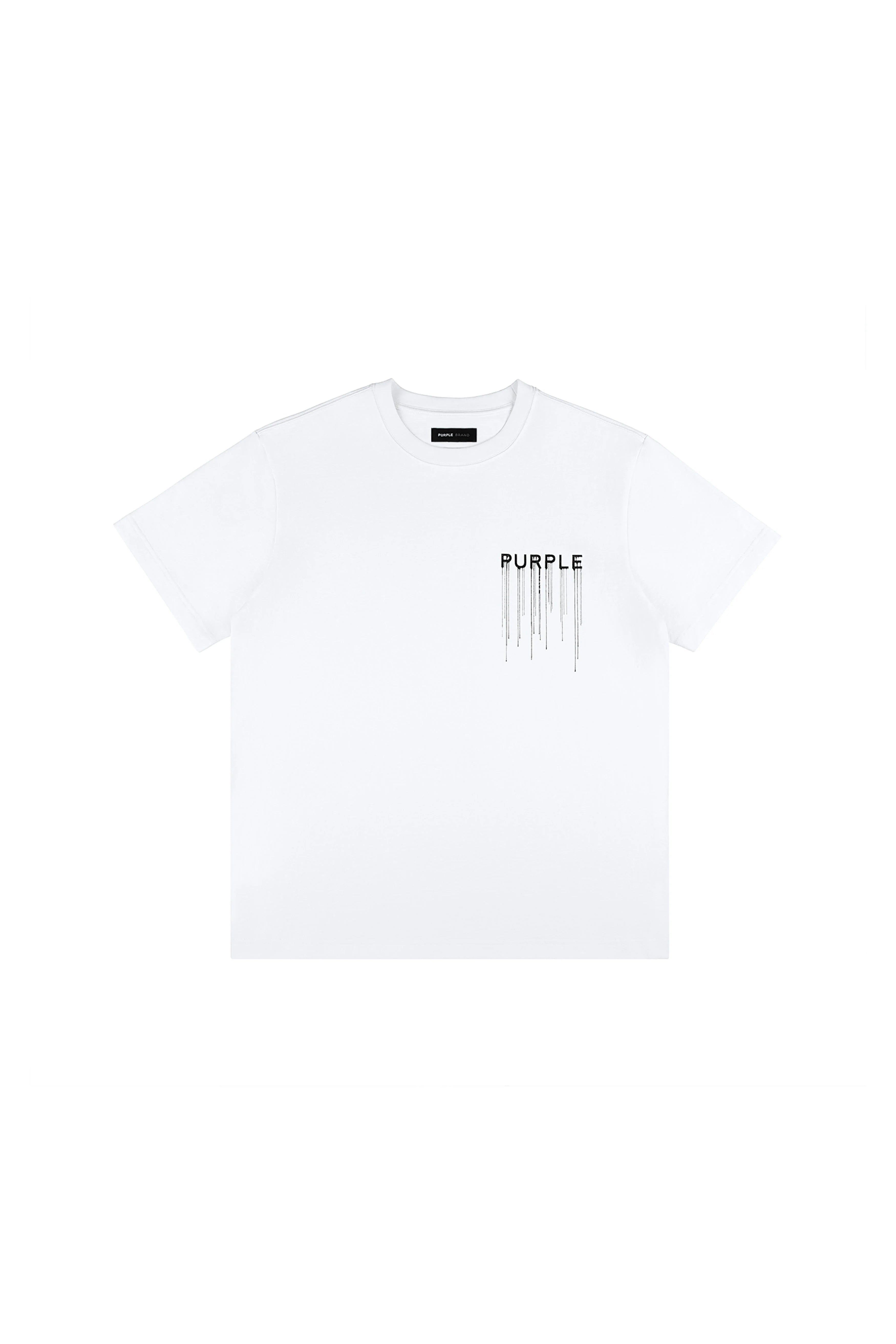 Wordmark Drip Tee (White) 