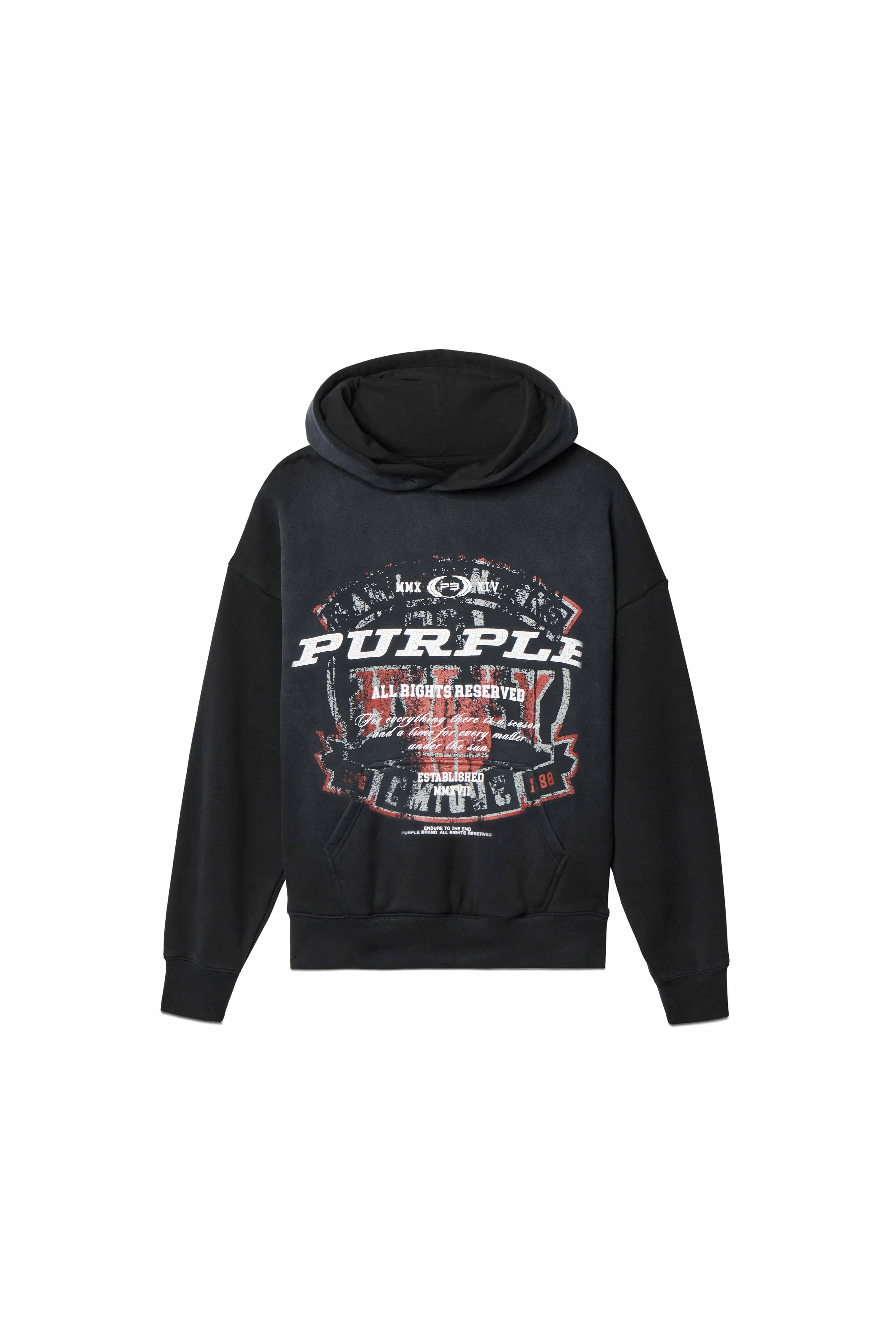 Sweat Fleece Pullover State Hoodie 