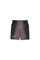 French Terry Short Black Beauty Bleached - PP451FSBB223