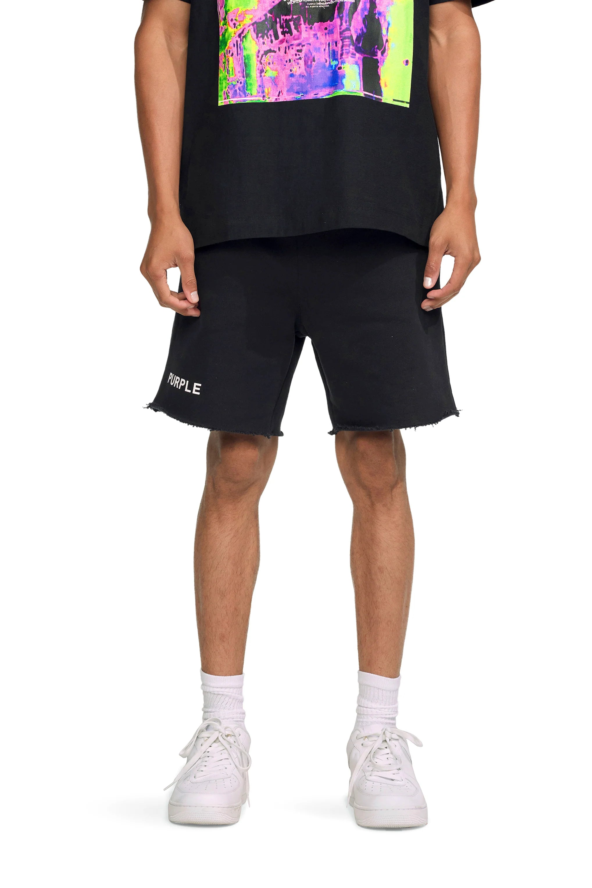 HWT Fleece Short (Black) - PP446HSBW323