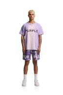 Texured Jersey Inside out Tee Lavender - PP101JLCT223
