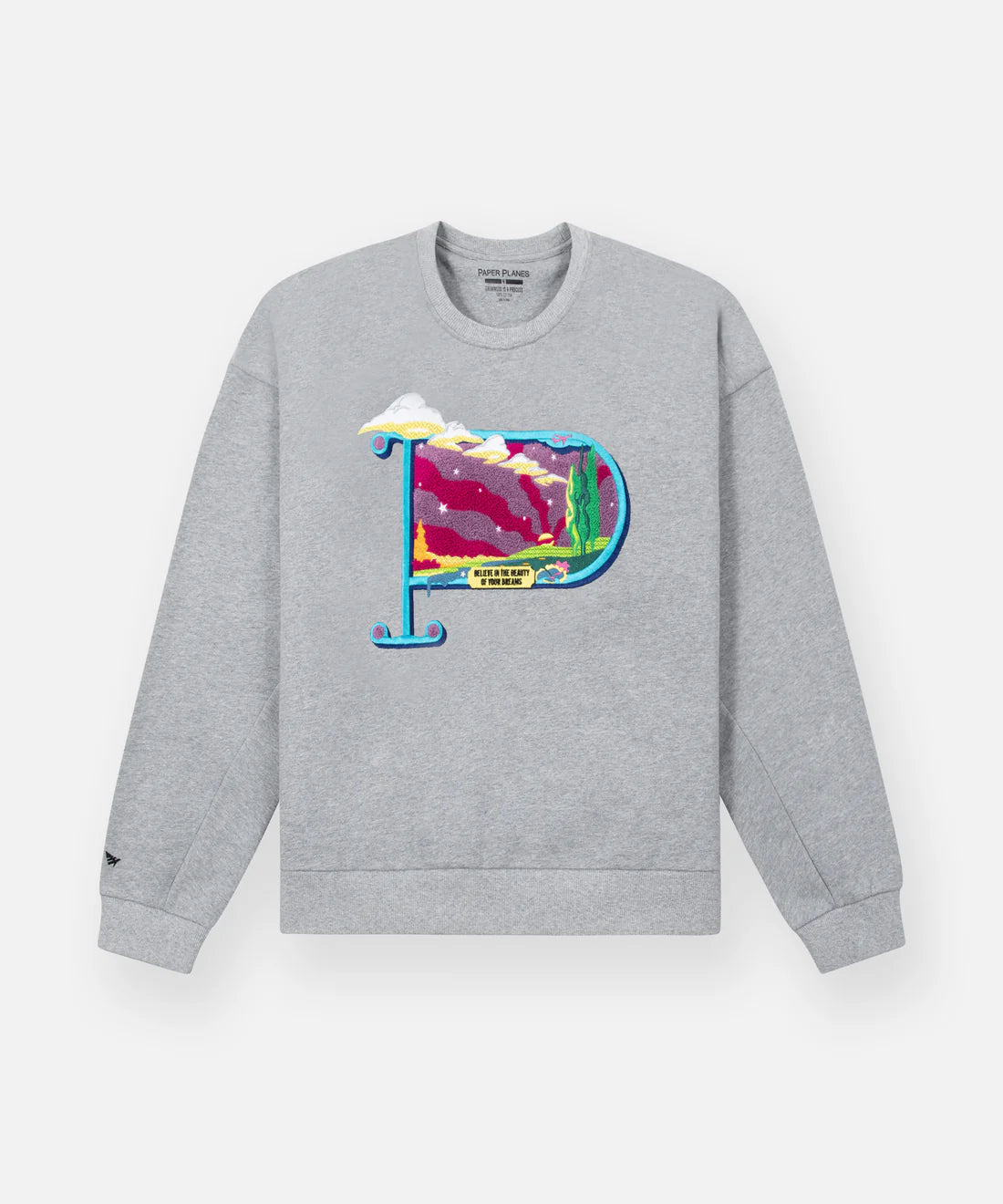 Graphic Crewneck (Heather Grey) 