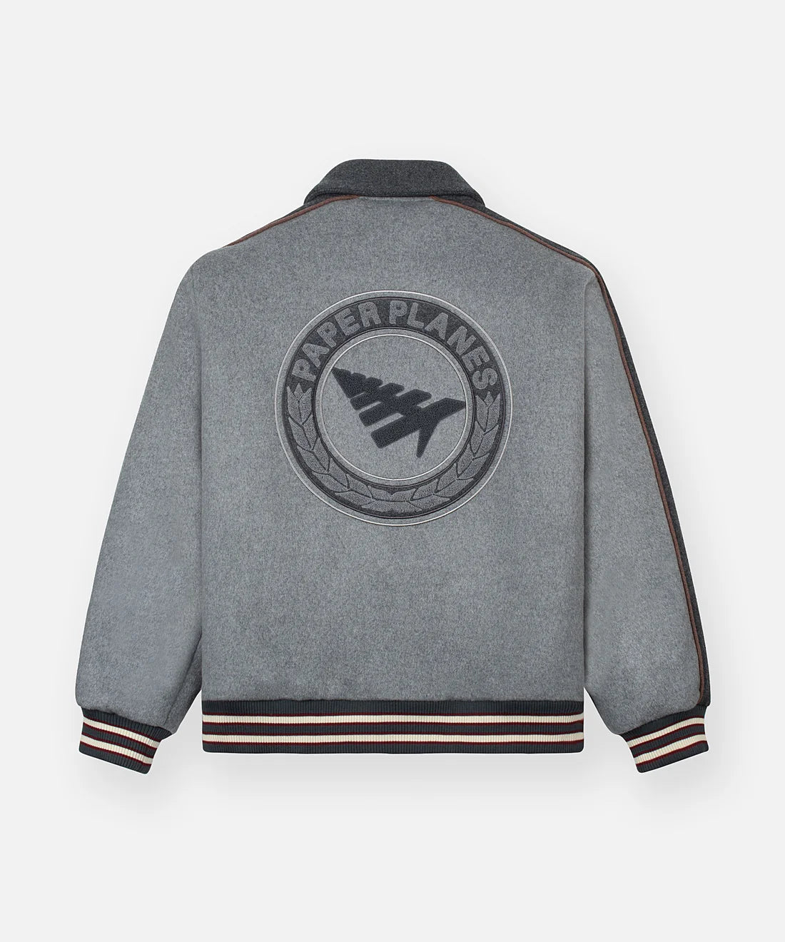 Dreamers Club Varsity Jacket (Heather Grey) - 400072