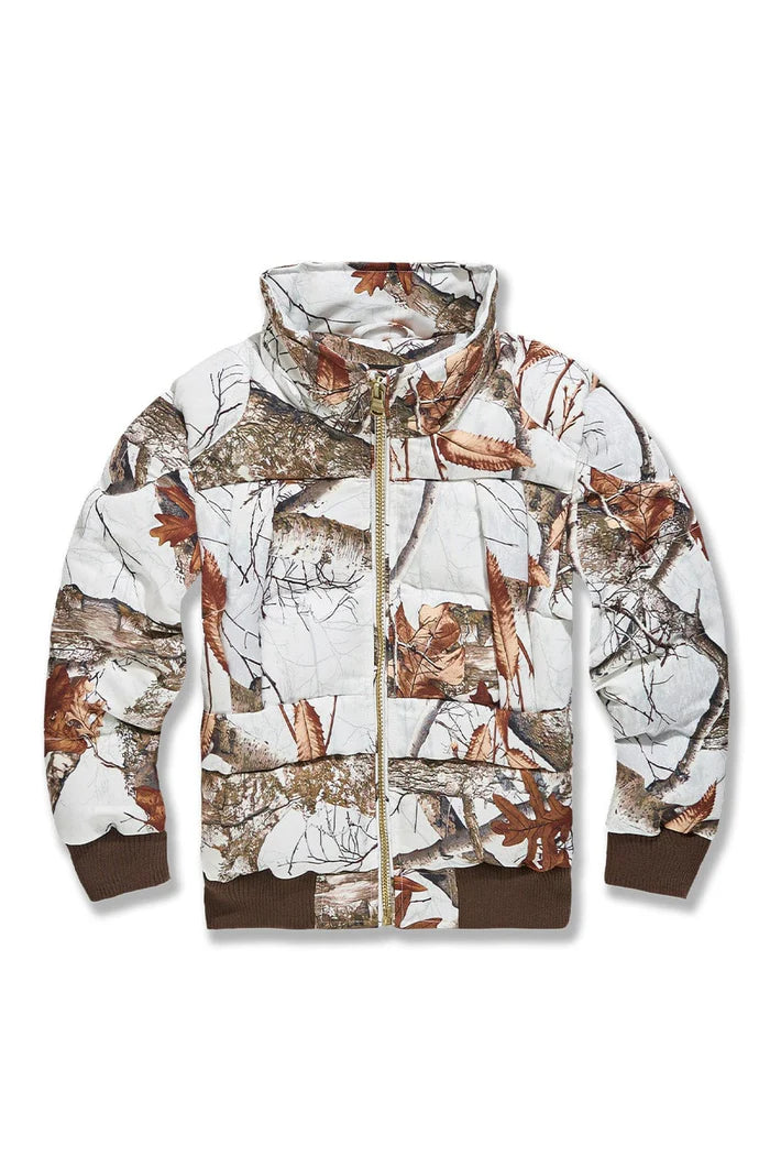 Boys Bomber Jacket (Snow Camo) - 91630CBSC