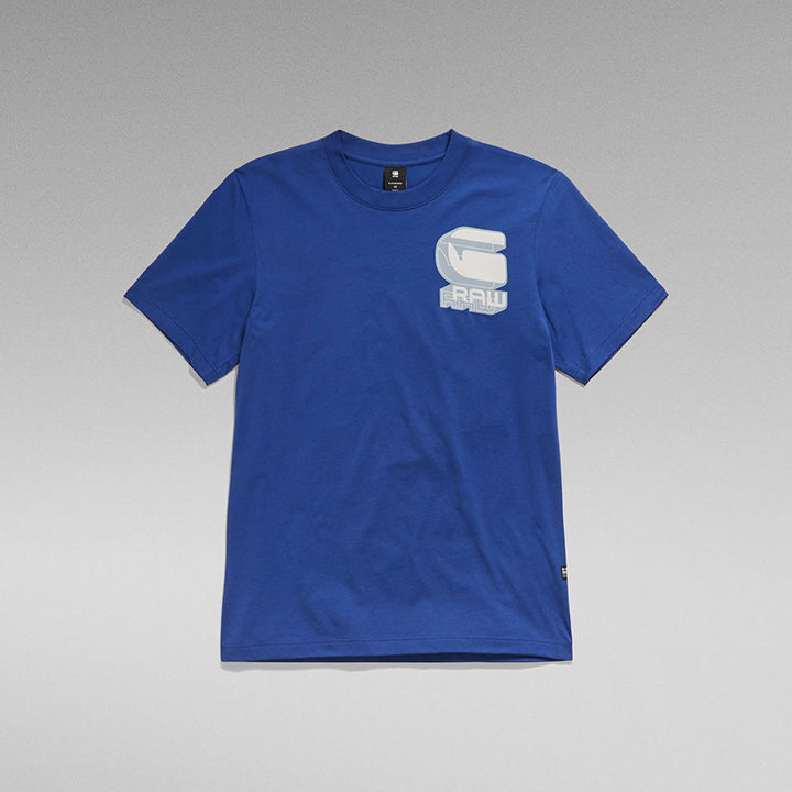 Shadow Gr Slim R Tee (Blue) - GD239013361822