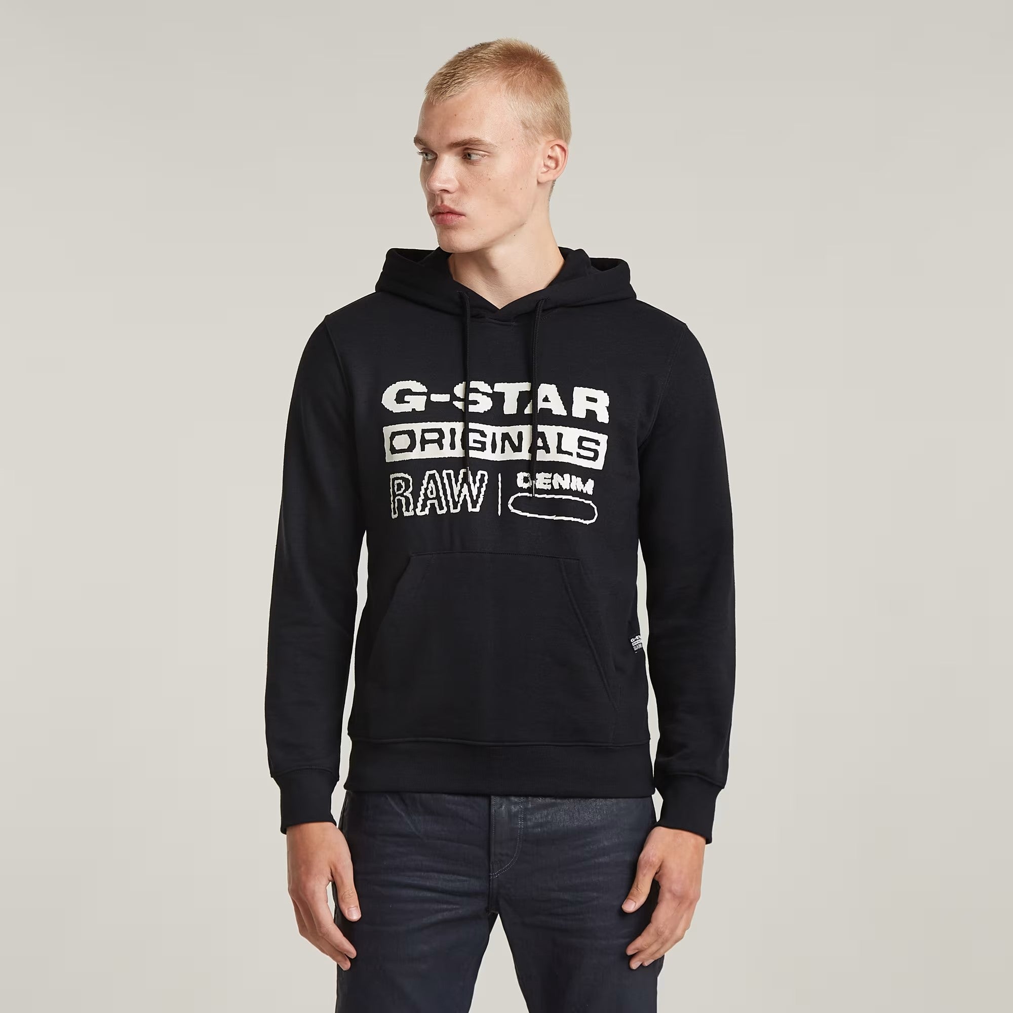 Desstressed Originals Hooded (Black)