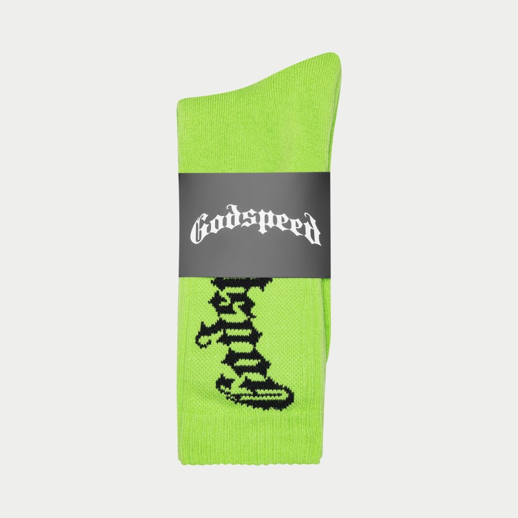 Godspeed Logo Socks (Lemon)