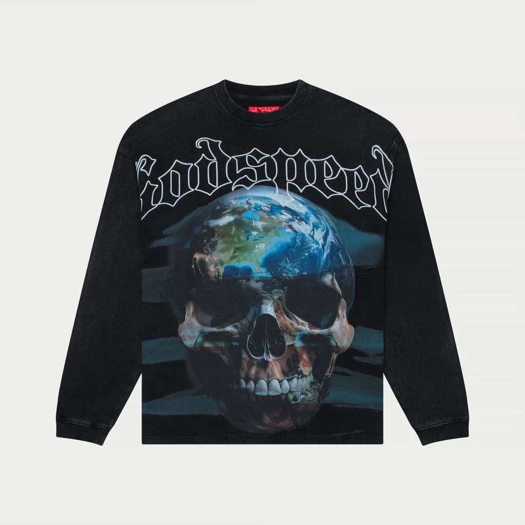 Sklobe Long Sleeve Shirt (Black Wash)