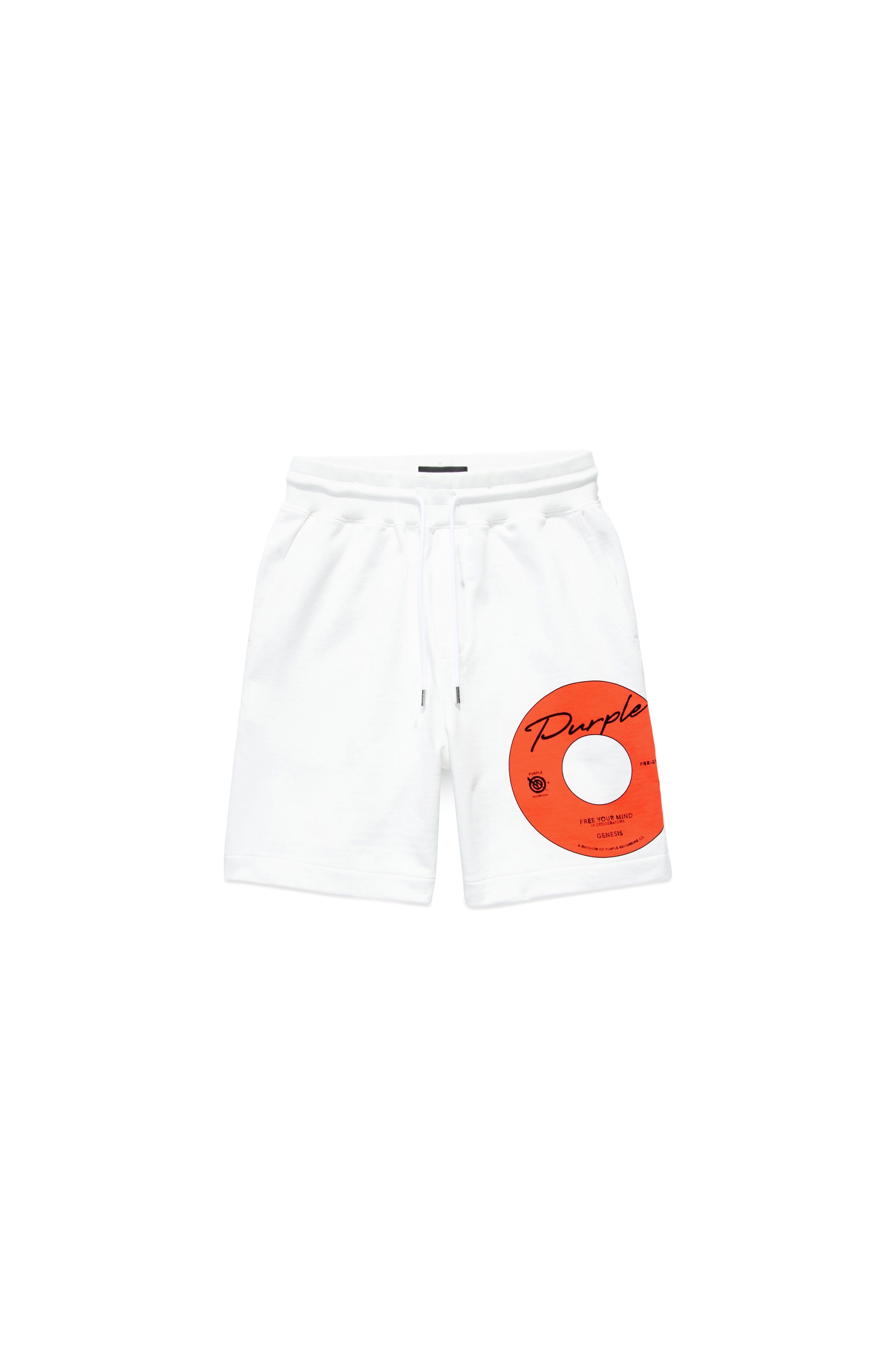 French Terry Sweatshort (White) - PP451FSWV323