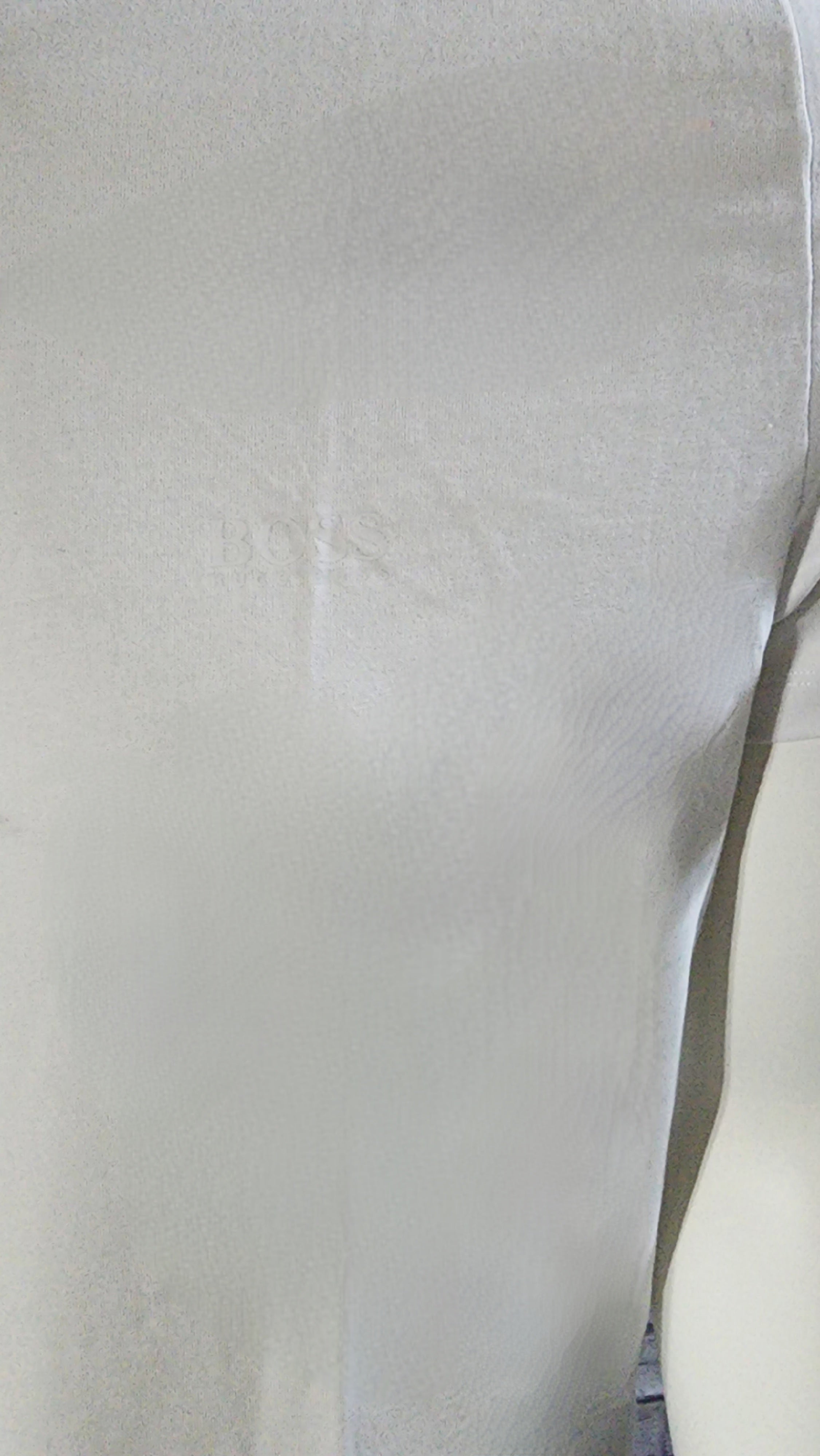 Hugo Boss : Basic T-Shirt (White with White Logo)